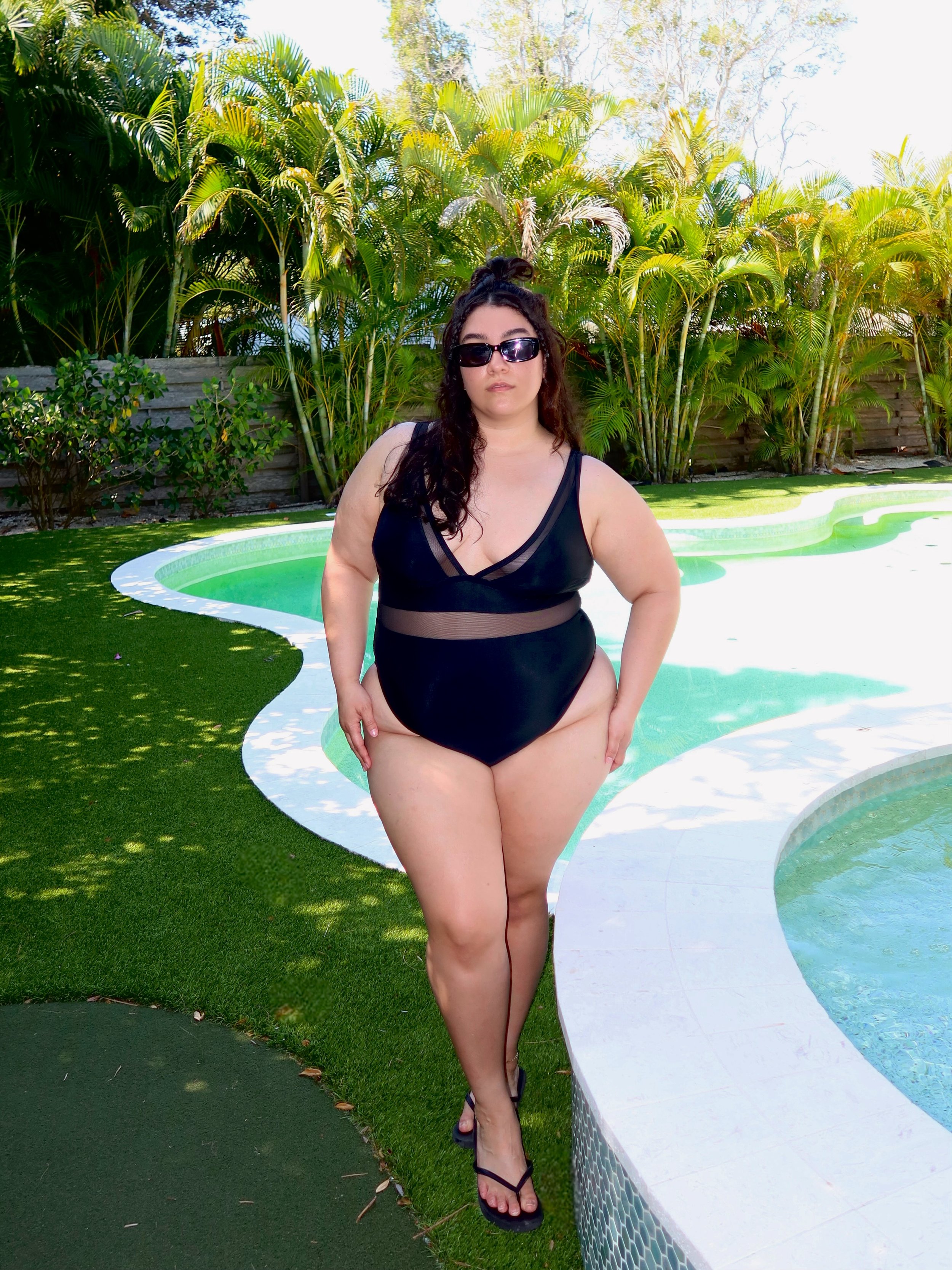 【最安値】ANDMARY Nadia check swimsuit ANDMARY】Nadia check swimsuit